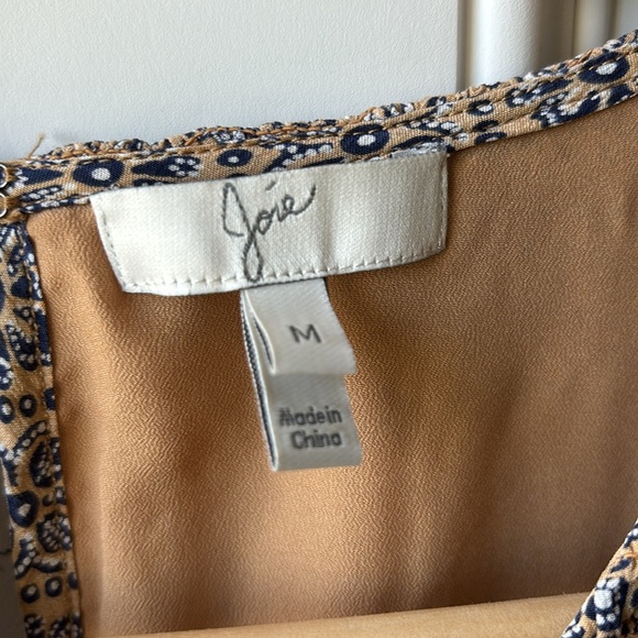 Joie Kieran 100% Silk Shift Dropwaist Dress Size M - Picture 6 of 10